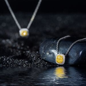 珠宝-钻石-项链-黄钻-首饰 图片素材