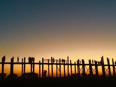 你好2020-旅行-风景-桥-木桥 图片素材