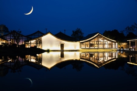风景-旅行-房屋-建筑-夜景 图片素材