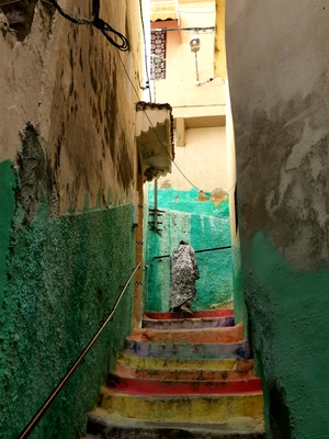摩洛哥-异国风情-伊斯兰-街拍-人像 图片素材