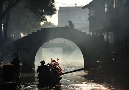 绍兴-安昌古镇-春节-过年-旅行 图片素材