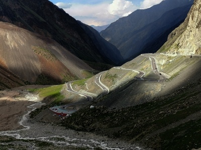 新疆-独库公路-风光-旅行-风光 图片素材