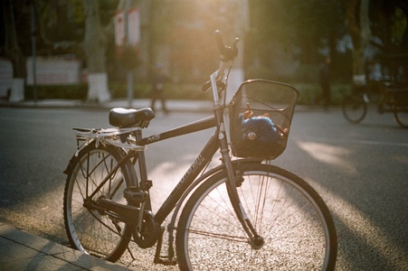 胶片-色彩-静物-自行车-车轮 图片素材