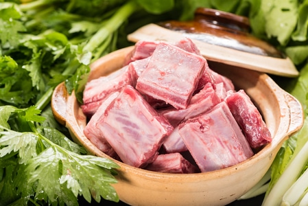 猪肉-排骨-食材-荤菜-食物 图片素材