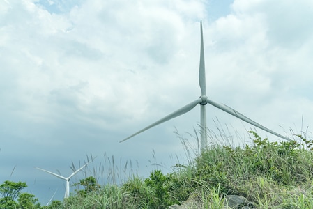 风车-发电-风力发电机-风景-惠州 图片素材