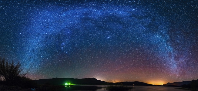 星空-星空-天空-夜景-银河 图片素材