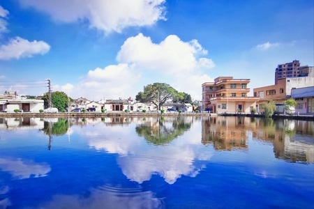 潮州市-你好2020-乡村-风景-湖 图片素材