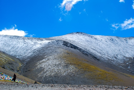 西藏-唐古拉山-雪山-风光-自然风光 图片素材
