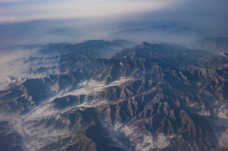 风光-山-航拍-山西-云雾 图片素材