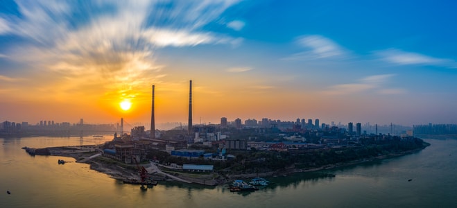风光-重庆-山城-记忆-发电厂 图片素材