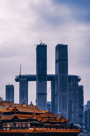 70周年摄影大赛-70周年城市-风光-旅行-古今交替 图片素材