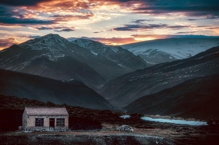 我的2019-青海-尼康-山峰-天空 图片素材