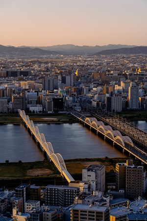 建筑-城市-人文-日本-大阪 图片素材