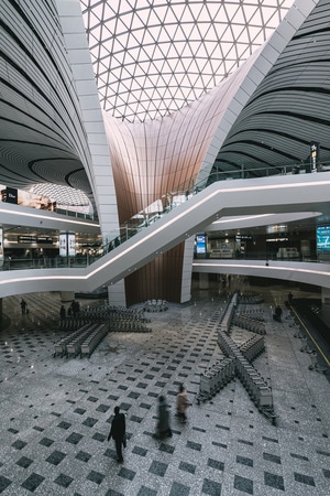 旅行-建筑-扫街-大兴国际机场-机场 图片素材