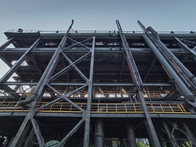 手机摄影-建筑-首钢遗址公园-工厂-钢厂 图片素材