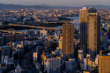 建筑-城市-人文-日本-大阪 图片素材
