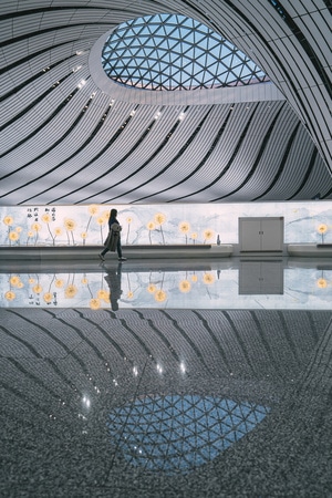 旅行-建筑-扫街-大兴国际机场-机场 图片素材