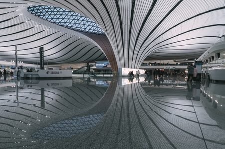 旅行-建筑-扫街-大兴国际机场-机场 图片素材