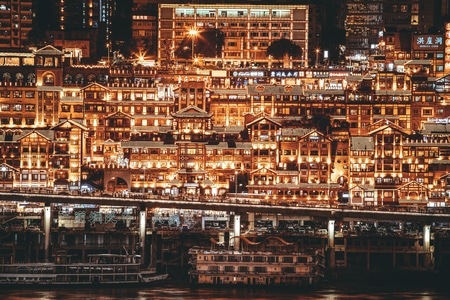 迷人的世界角落-重庆-洪崖洞-建筑-风景 图片素材