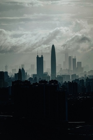 影-迷人的世界角落-阳光-我和我的祖国手机摄影大赛-城市 图片素材