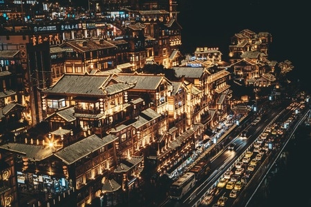 迷人的世界角落-重庆-城市-城市风光-建筑 图片素材