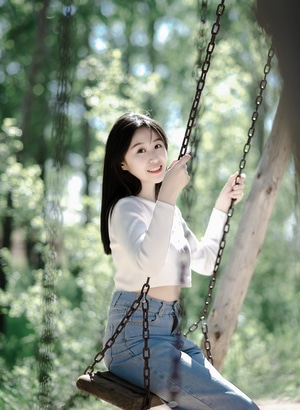 人像-马山公园-青岛即墨-女人-女性 图片素材