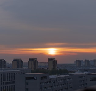 上海电力大学-日出-霞光-彩霞-云 图片素材