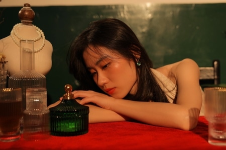 人像-少女-复古-港风-闺蜜 图片素材