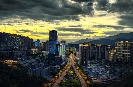 夜色-城市-尼康-色彩-山城 图片素材