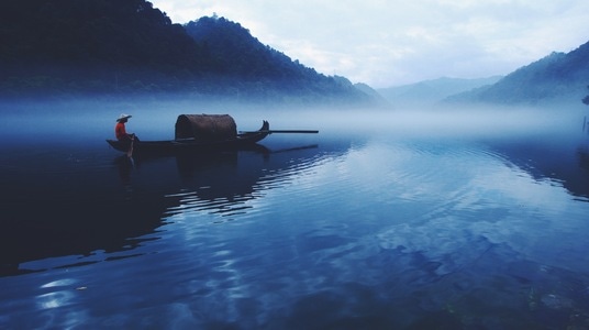 蓝-风景-风景-自然-湖泊 图片素材