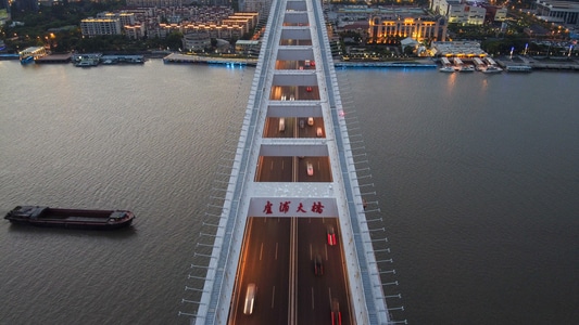 上海市-城市-魔都-黄浦江-大桥 图片素材