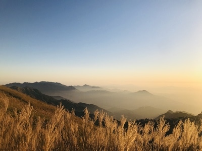 秋天-武功山风景-草甸-自然-山 图片素材