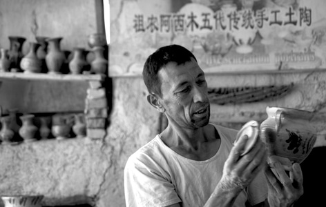 传统手工艺-手艺人-匠人-街头摄影-旅行随拍 图片素材