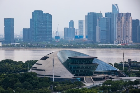 杭州-钱江新城-大剧院-钱江新城-大剧院 图片素材