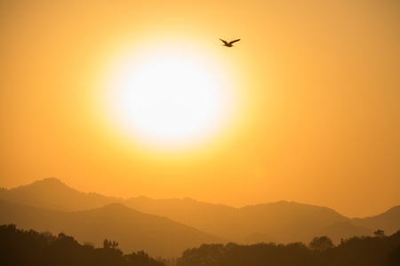 杭州-西湖-风光-夕阳-落日 图片素材