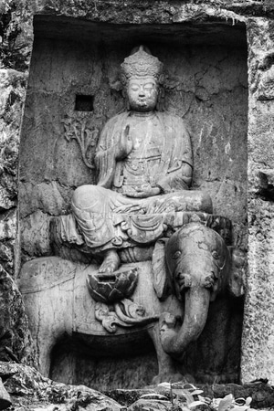 灵隐寺-杭州-飞来峰-石刻造像-雕像 图片素材