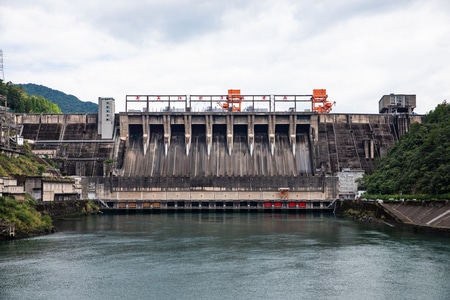 浙江-建德-新安江-水电站-大坝 图片素材