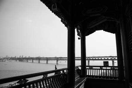 旅行-风光-武汉-汉阳-晴川阁 图片素材