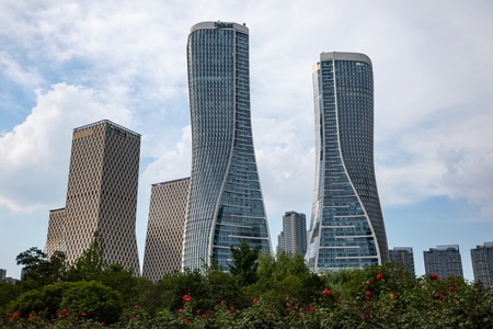 杭州-钱江新城-建筑-钱江新城-杭州 图片素材