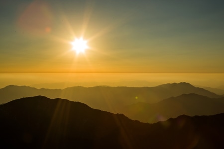 我的2019-冬日暖阳-浙江-临海-括苍山 图片素材