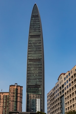 深圳-建筑-建筑-京基100-高楼 图片素材