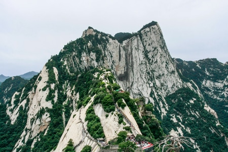 陕西-华山-华山-风景-山峰 图片素材