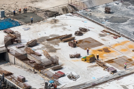 杭州-亚运场馆-建设-建筑-工地 图片素材