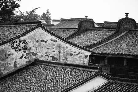 杭州-余杭-塘栖古镇-运河-广济桥 图片素材