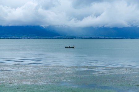 云南-大理-洱海-湖-风光 图片素材