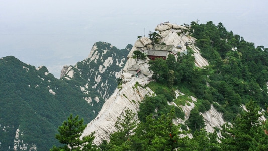 旅游-西安-华山-山岳-五岳 图片素材