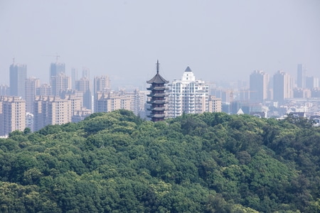 浙江-瑞安市-塔-山-塔 图片素材