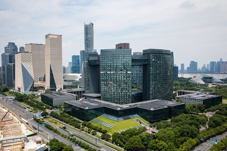 杭州-钱江新城-建筑-钱江新城-杭州 图片素材