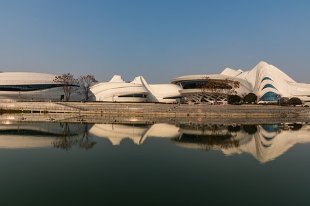 长沙-梅溪湖-文化艺术中心-建筑-梅溪湖文化艺术中心 图片素材
