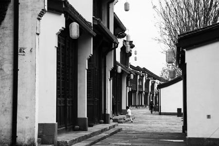 杭州-仓前老街-余杭-街头摄影-仓前老街 图片素材